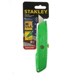 Stanley Tools 10-179 Countour-grip Handle Utility Knife, High Visibility Green. Fixed Price $6.94.