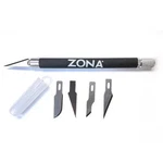 Zona 39-920 Soft Grip Knife Set With 5 Blade. Fixed Price $12.25.