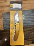 Cat 980011 2.625 Stainless Steel Partially Serrated Tanto Folding Knife B-x. Fixed Price $10.00.