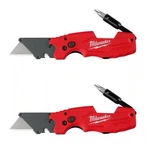 Milwaukee 48-22-1505D Fastback 6IN1 Folding Utility Knife (2 Pk). Fixed Price $33.99.