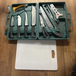 Outdoor Edge GP-11 11-PIECE Processing Knife Set. Fixed Price $49.99.