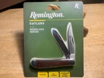 Remington Woodland Series Brown Gunstock Trapper 3 1/2" Pocket Knife R15658. Fixed Price $16.98.