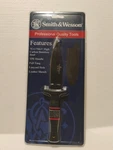 Smith & Wesson Homeland Fixed Knife 6" 7CR17MOV Steel Blade Black G10 Handle. Fixed Price $12.58.