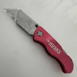Husky Folding Lock-back Work Pocket Utility Knife Belt Clip Quick Change Blade. Fixed Price $14.90.