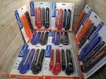 Bazic Jumbo & Mini Multipurpose Cutter Knife Assorted Color, Snap-off 10 Packs. Fixed Price $49.99.