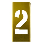 Ch Hanson 10011, Stencil Set-numbers 2" Brass 15PCS.. Fixed Price $26.92.