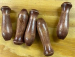 Wood Handles 4" X 1.25" W/ 1/8" Bore Hole- Diy Tool Knob, Pull, Grip Qty 5/10/20. Fixed Price $30.00.