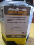 Two Notch 75CT Rock River Utility Blade Dispenser. Fixed Price $15.00.