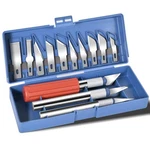 Fjsenr 13-PIECE Precision Exacto Knife Set, Including Hobby And Craft Knive. Fixed Price $6.49.