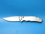 Sarge Onyx Folding Pocket Knife 3.125" 440C Stainless Blade Aluminum Handle Gray. Fixed Price $39.95.
