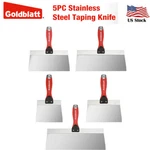Goldblatt Drywall Tools, Knife Set 5-PIECE Stainless Steel Taping Knives. Fixed Price $31.99.