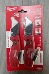 Milwaukee Fastback 6-IN-1 Folding Utility Knives With Blade Pack Of 2. Fixed Price $26.99.