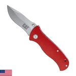Cat 7-1/2 Inch Drop-point Folding Knife, 3 Blade, Pocket Clip, Hunting, Fis. Fixed Price $47.65.