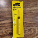 Stanley Pin Punch 4/32" #18-890 New. Fixed Price $13.95.
