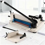A4 12'' Heavy Duty Guillotine Paper Cutter, 400SHEETS Cutters And Trimmer. Fixed Price $128.35.