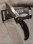 Cold Steel Mayhem Atlas Lock Folding Knife 6" AUS-10A Blade, G10. Fixed Price $111.00.