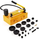 15 Ton Hydraulic Knockout Punch Driver Kit Hole Tool 1/2"-4" With 10 Dies. Fixed Price $130.65.