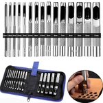 15PCS Round Leather Hole Punch Steel Tool Set For Belt Craft. Fixed Price $22.35.