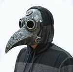 Plague Doctor Mask Halloween Bird Beak Raven Crow Steampunk Silver. Fixed Price $22.99.