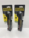 Lot Of (2) Stanley FMHT10242 Fatmax Safety Knife Retractable Blade Box Cutter. Fixed Price $25.00.