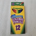 Crayola Colored Pencils 12 Count Pre-sharpened Non-toxic. Fixed Price $8.29.