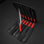 8.5" 12PC Red Kunai Throwing Knife Set Target Master Practice Knives. Fixed Price $39.99.