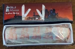 Steel Warrior By Frost Cutlery Bone Handle Pocket Knife Congress 4 Blade New!. Fixed Price $12.99.