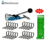 Band-it T30069 Tool + CP0699 (qty 20) 1.5 Inch Galvanized Center Punch Clamps. Fixed Price $159.95.