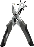 General Tools Revolving Punch Pliers 73 Multi-hole Sizes 16 Inches, Black. Fixed Price $15.03.