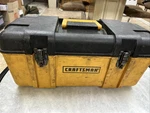 Vintage Craftsman Toolbox Yellow With 3 Assorted Tools Made Usa. Fixed Price $49.99.