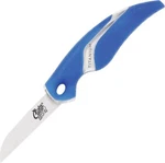Camillus Cuda Kitchen Knife 2.38" German 4116 Steel Blade Clear Rubber Handle. Fixed Price $15.39.