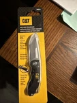 Caterpillar Folding Pocket Knife 2.25" Stainless Blade G10 Handle 980010. Fixed Price $15.25.