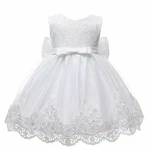 Lzh Baby Girls Ruffle Lace Backless With Headwear Bowknot Dress, White, 18-24M. Fixed Price $9.32.