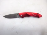 Snap On Folding Pocket Knife Anodized Red #871045, Hand Assist Opening. Fixed Price $11.99.