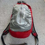 Columbia Triple Canyon Backpack Red Grey Roll Top Dry Bag Hiking Daypack Outdoor. Fixed Price $75.00.
