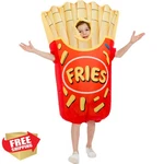One Casa Inflatable French Fries Costume Kids. Fixed Price $34.99.