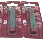 #22 Hobby 244598 TE01-223ACE Packs (10 Blades) Craft Knife New. Fixed Price $10.88.