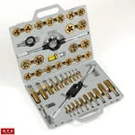 45 Piece Titanium Standard Sae Size Steel Tap & Die Tool Set Kit. Fixed Price $124.19.