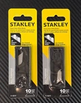 Lot Of 2, Stanley 11-921T All Purpose Heavy Duty Utility Blades, 10 Piece. Fixed Price $14.72.