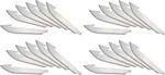 Outdoor Edge 24PC Folding Pocket Knife Drop Point Replacement Blades RR3524. Fixed Price $37.95.