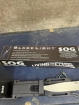 Sog Bladelight 6-LED Lighted Fixed Tactical/hunting Knife & Sheath New. Fixed Price $120.00.
