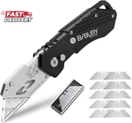 Utility Knife, Bibury Upgraded Version Heavy Duty Box Cutter, Pocket Carpet. Fixed Price $14.47.