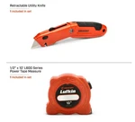 Crescent Utility Knife And 10 Ft. Tape Combo Quick Blade Change Name Id Tag. Fixed Price $19.79.