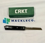 Crkt 3840 Zephyr Folding Pocket Knife 3.22" D2 Steel Reverse Tanto Blade G10 Han. Fixed Price $89.95.