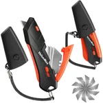 Valuemax 2-PACK Box Cutter Knife, Self-retracting 3-POSITION Locking Blade. Fixed Price $15.19.