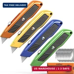 Horusdy 4-PACK Box Cutter Utility Knife, Heavy Duty Aluminum Shell Retractable. Fixed Price $21.85.