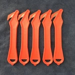 5 Pack Klever Innovations 7" Safety Cutter Orange (PLS-400-30G). Fixed Price $11.99.