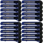 20 Bulk Blue Utility Knives Box Cutters Snap Off Blades. Fixed Price $14.99.