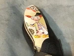 Buck Paklite Skinner Cat 3306, Custom Knife By Jimmy Sabo, Newin Orig Box, Clown. Fixed Price $300.00.