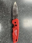 Milwaukee Fastback Pocket Knife Electrician Union Engraved. Fixed Price $39.99.